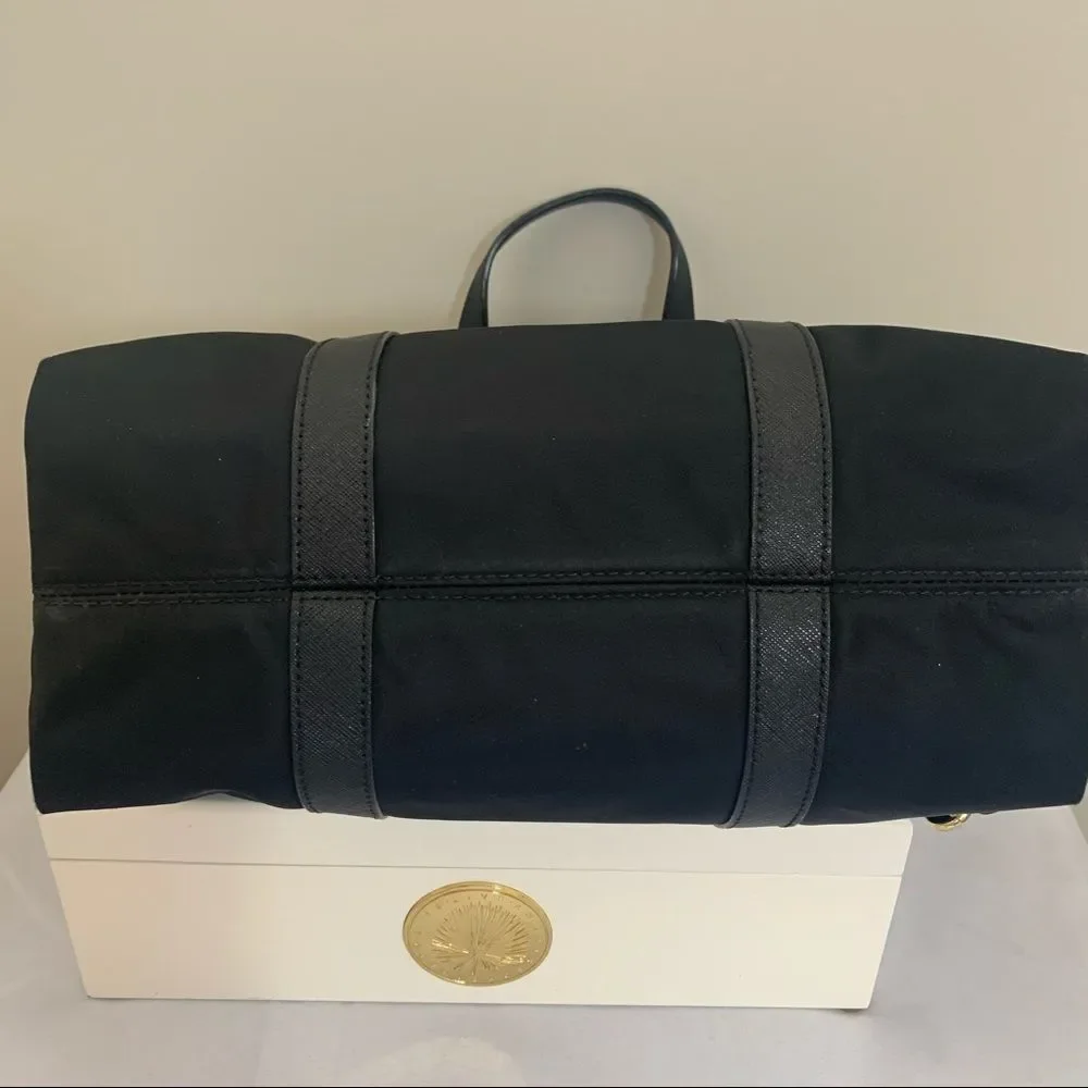 Henri Bendel Jetsetter Backpack - Black and Silver - Small